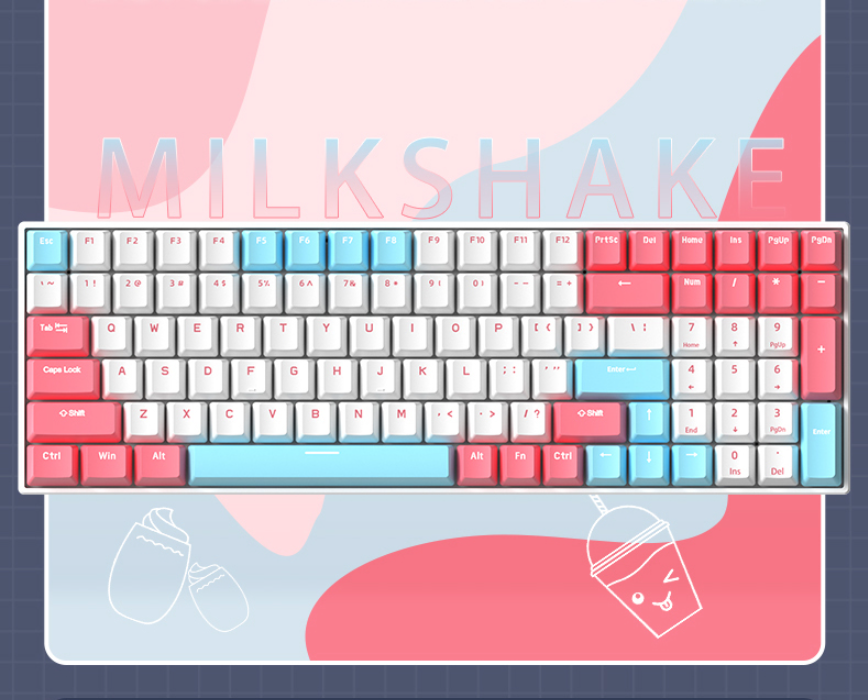 Royal Kludge RK860 RGB/White Light TTC Switch Mechanical Keyboard - IPOPULARSHOP