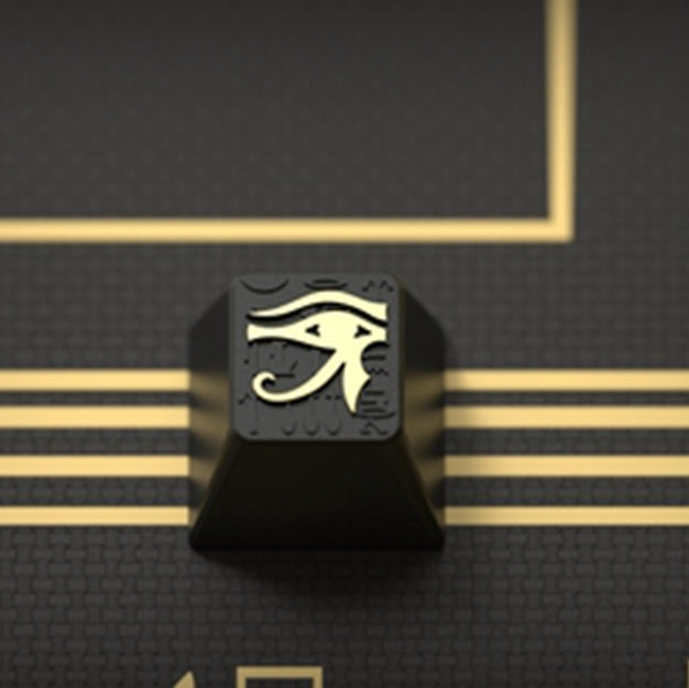 Helix Lab Eye of Horus CNC Metal Keycap - IPOPULARSHOP