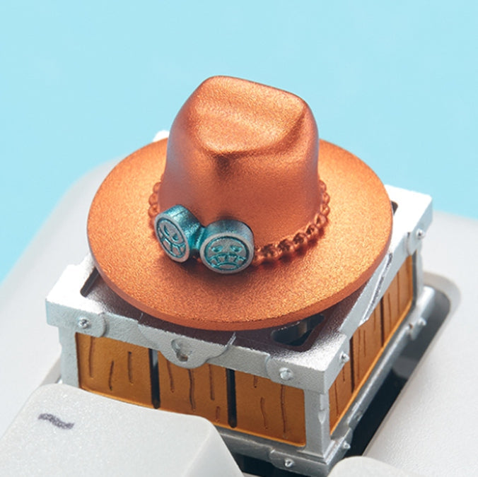 ZOMOPLUS One Piece Ace Artisan Keycap - IPOPULARSHOP