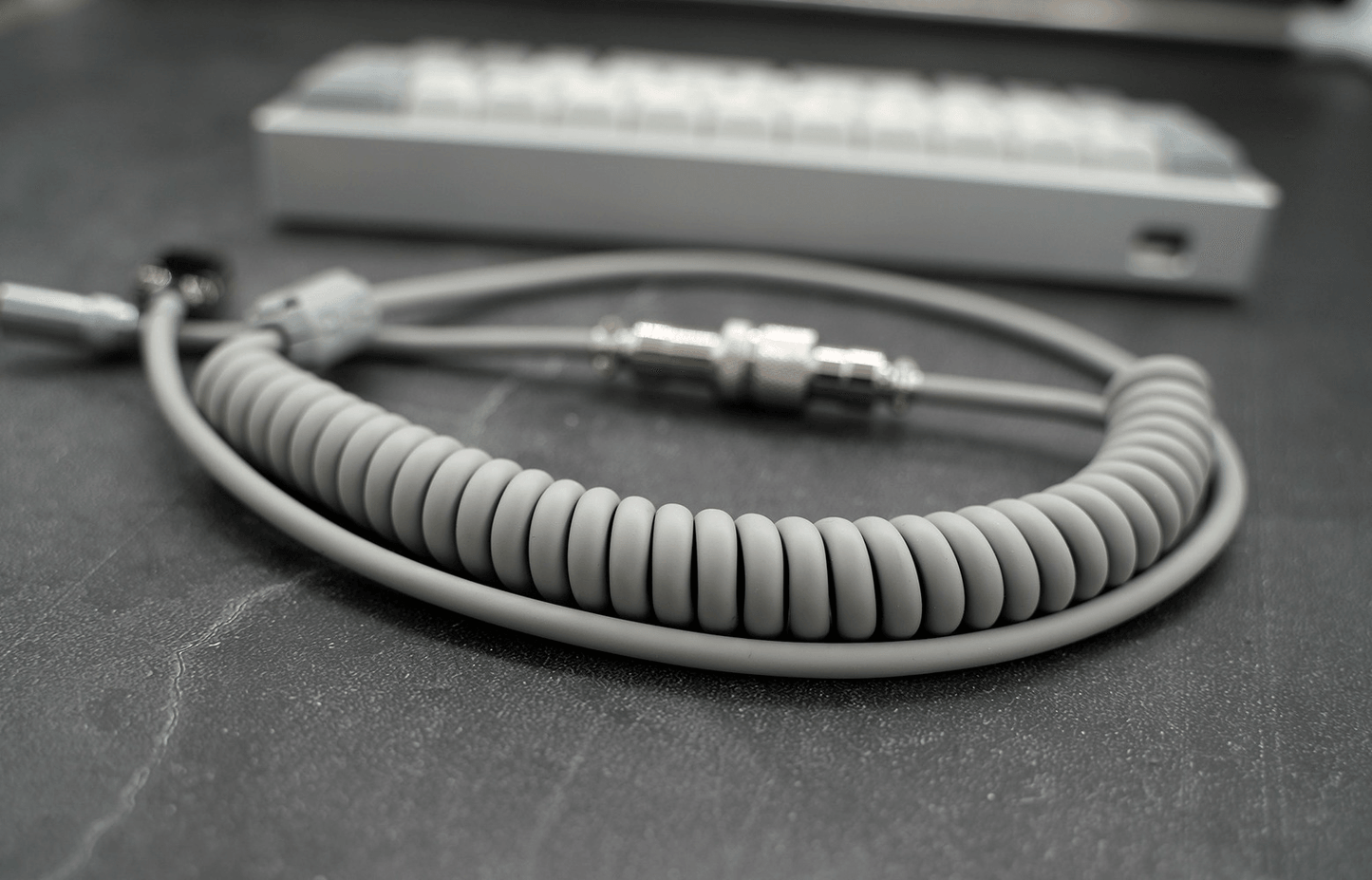 GeekCable Grey USB Manual Customized Mechanical Keyboard Cable - IPOPULARSHOP