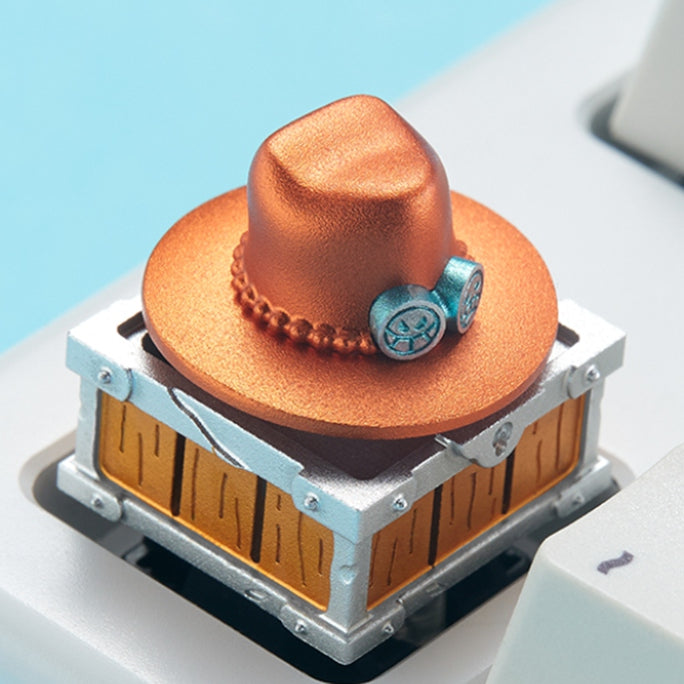 ZOMOPLUS One Piece Ace Artisan Keycap - IPOPULARSHOP