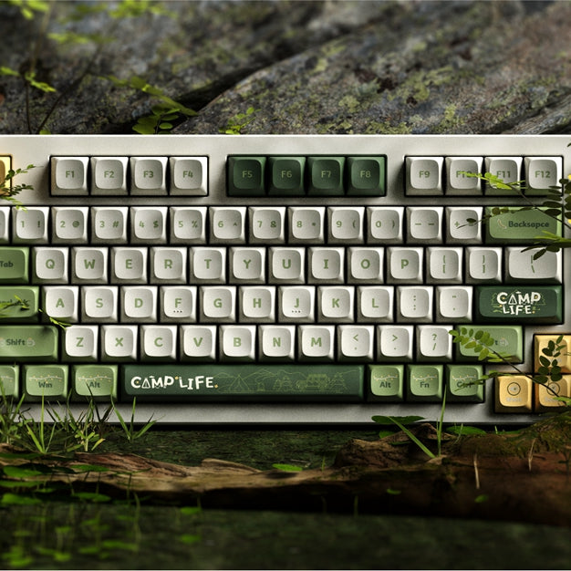 KeyTok Camping PBT KDA Keycaps - IPOPULARSHOP