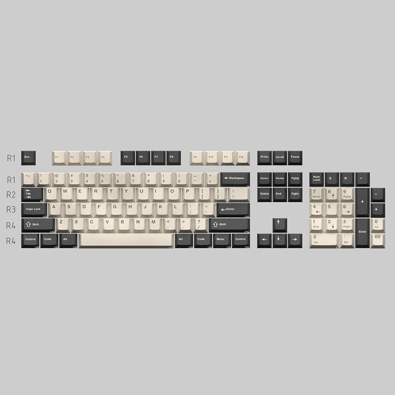 WINMIX Vintage Beige Cherry Profile Keycaps