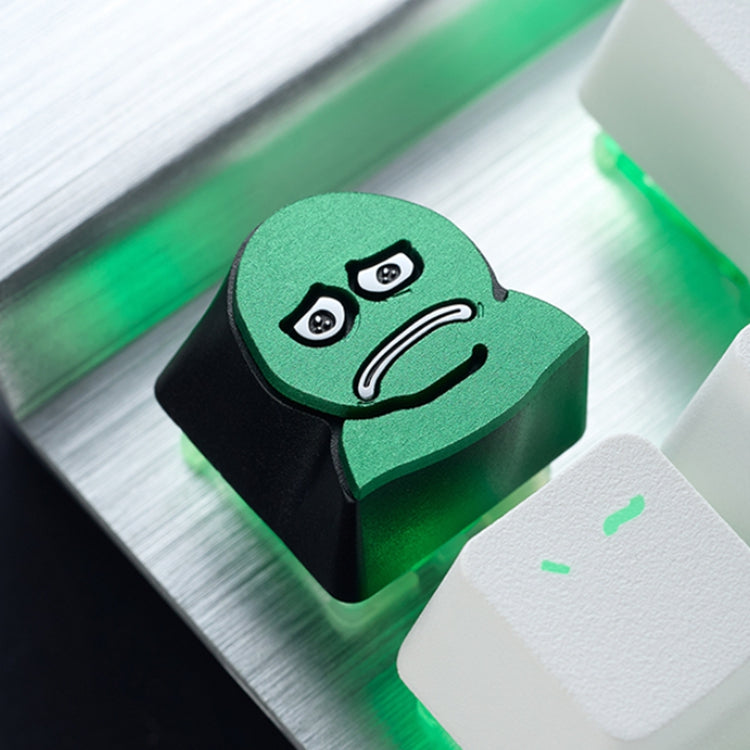 Zomoplus Sad Frog Aluminum Artisan Keycap - IPOPULARSHOP