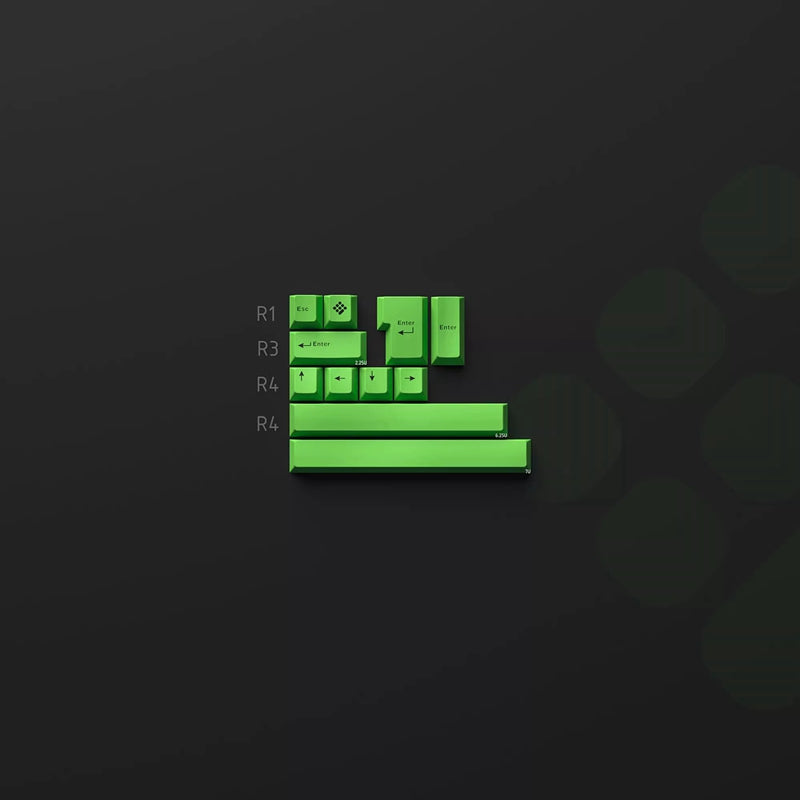 WINMIX Moss Green Cherry Profile Keycap Set