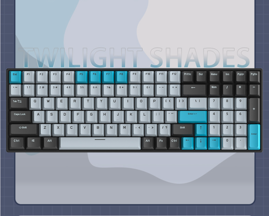 Royal Kludge RK860 RGB/White Light TTC Switch Mechanical Keyboard - IPOPULARSHOP