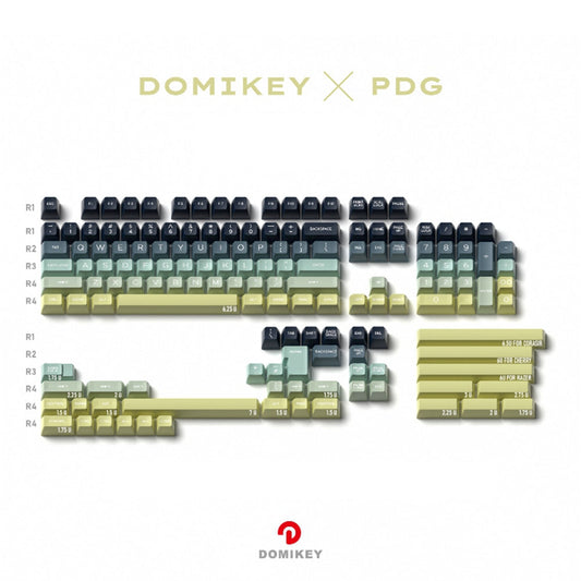 DOMIKEY Polar Light SA Profile Keycaps Set - IPOPULARSHOP