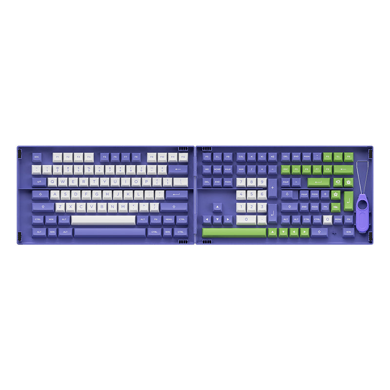 Akko Ocean Star/BlackCyan/Periwinkle Multicolor Keycap Set - IPOPULARSHOP