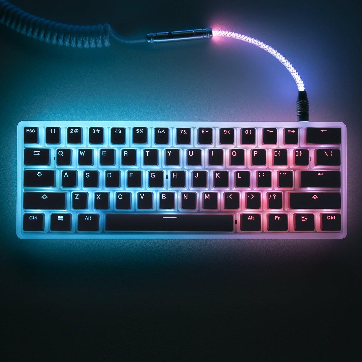 Translucent design Pudding Keycaps Full Key Set - IPOPULARSHOP