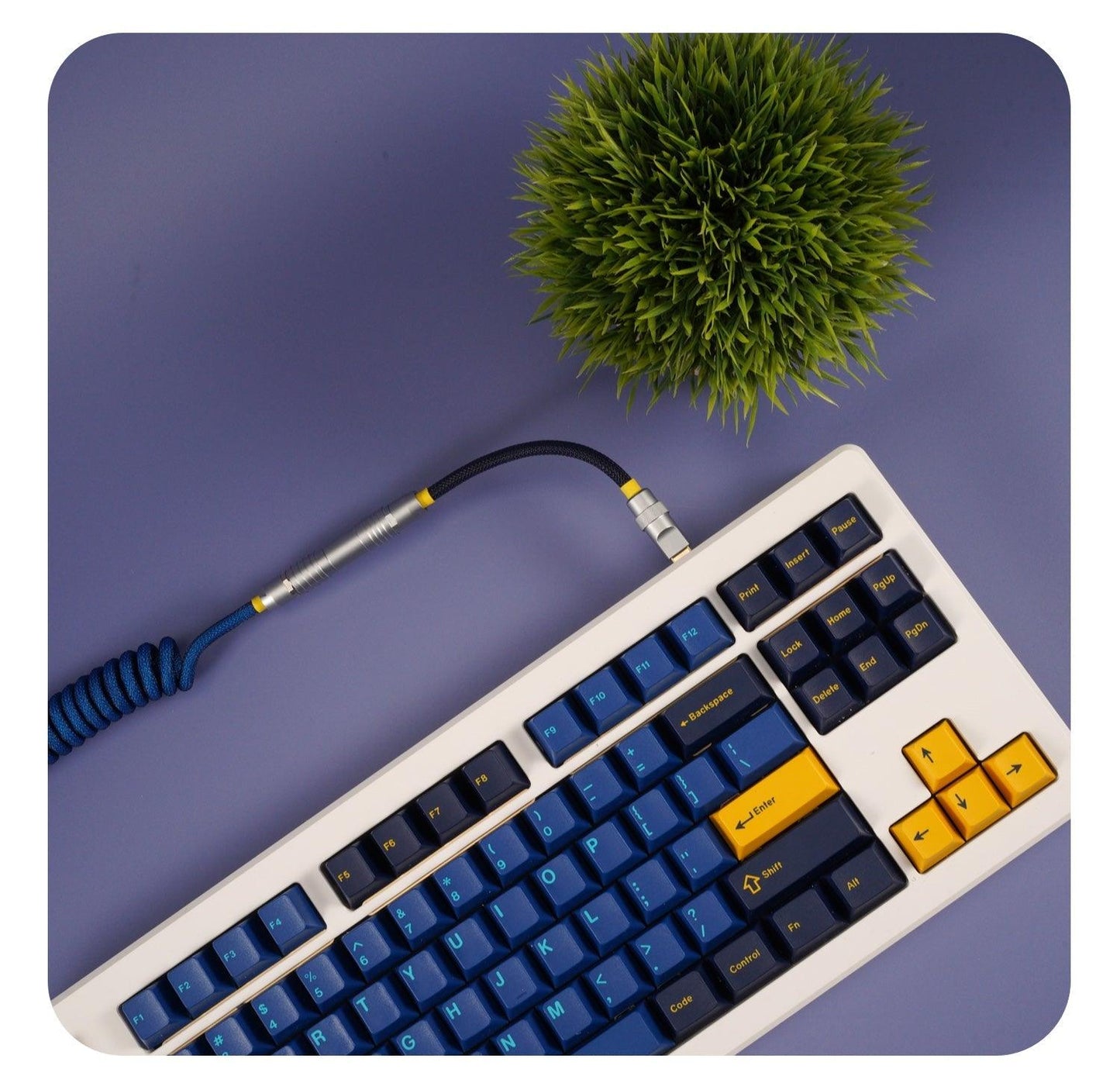 GeekCable Dark Blue Manual Customized Mechanical Keyboard Cable - IPOPULARSHOP