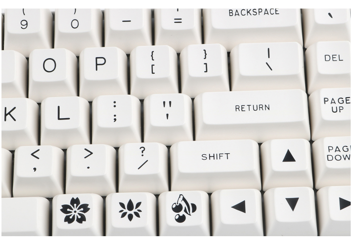 MAXKEY White 129 Keys SA ABS Keycaps - IPOPULARSHOP