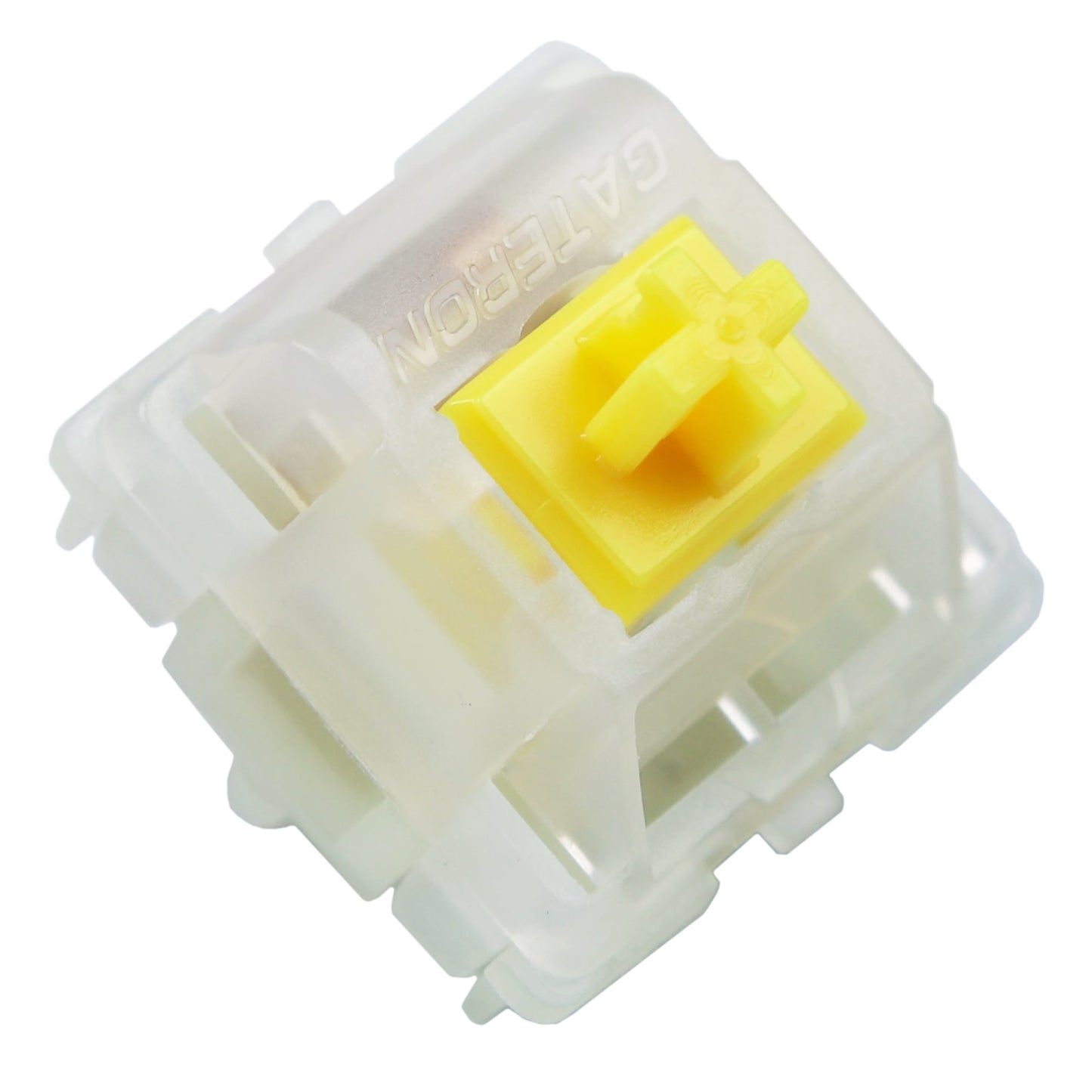 Gateron CAP V2 Milky Yellow Switches(Linear 5 Pin 63g) - IPOPULARSHOP