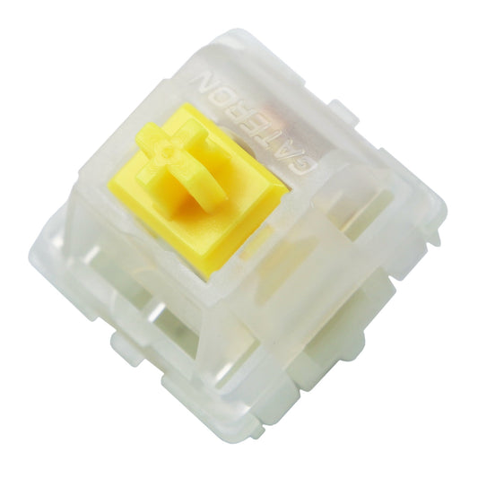 Gateron CAP V2 Milky Yellow Switches(Linear 5 Pin 63g) - IPOPULARSHOP