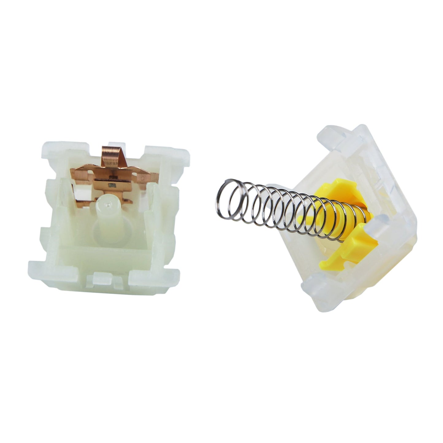 Gateron CAP V2 Milky Yellow Switches(Linear 5 Pin 63g) - IPOPULARSHOP