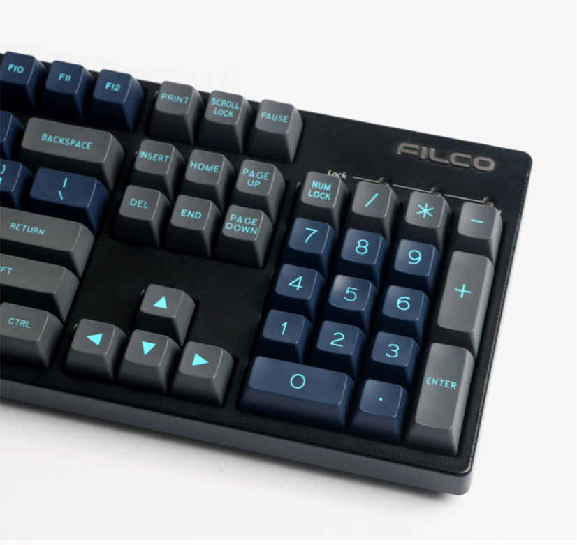 MAXKEY Blue Doubleshot ABS SA 139 Keycaps - IPOPULARSHOP