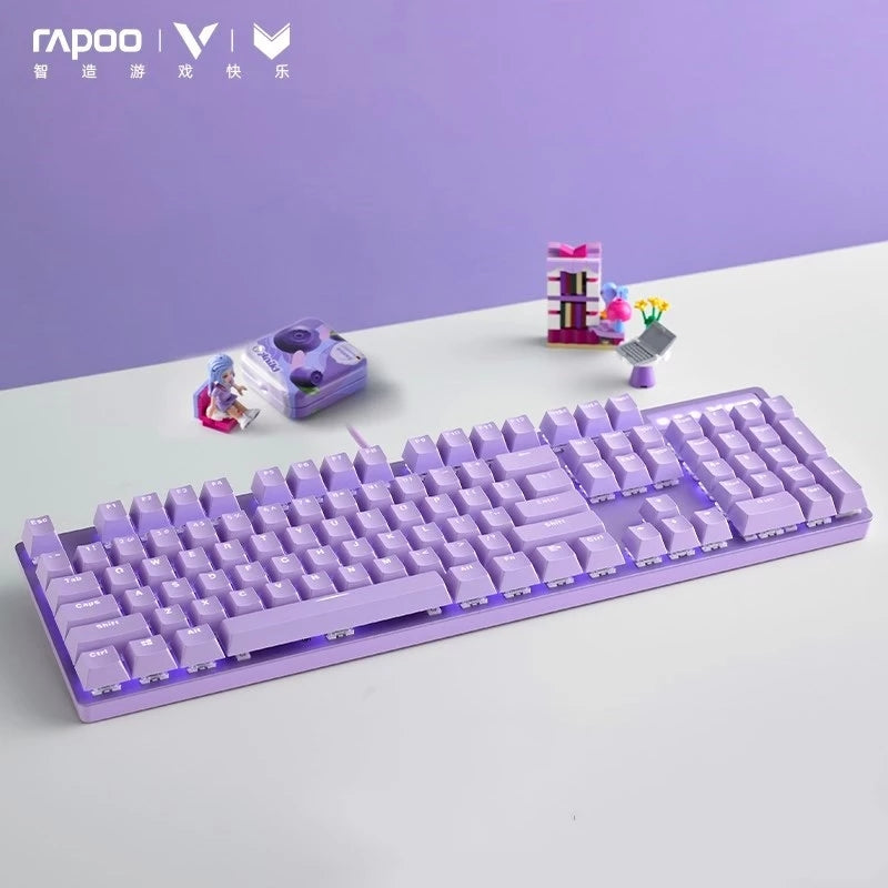 Rapoo V500PRO Wired Single Mode LED Mechanical Keyboard - IPOPULARSHOP