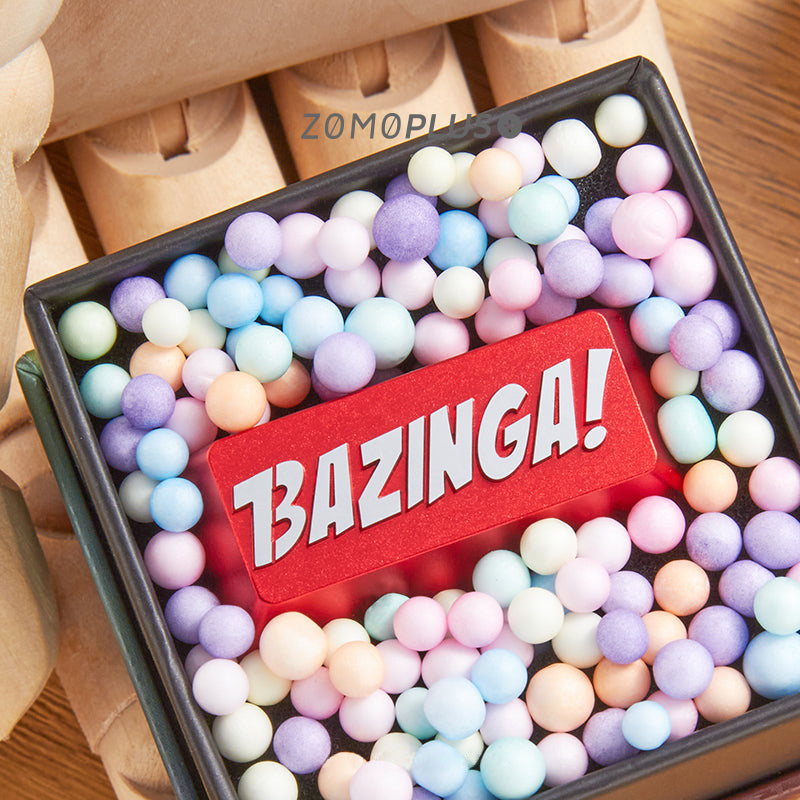 ZOMOPLUS BAZINGA TBBT Theme Aluminum Artisan Keycap - IPOPULARSHOP