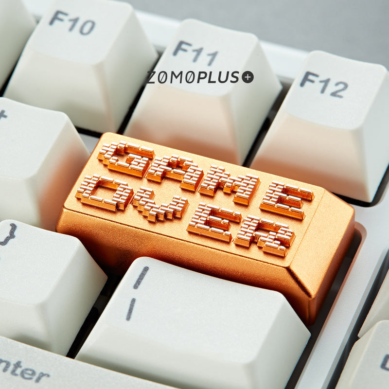 ZOMOPLUS Game Over Aluminum Artisan Keycap - IPOPULARSHOP