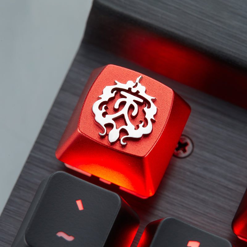 ZOMO PLUS X JIAN WANG 3 TIAN CE Faction Aluminum Artisan Keycap - IPOPULARSHOP