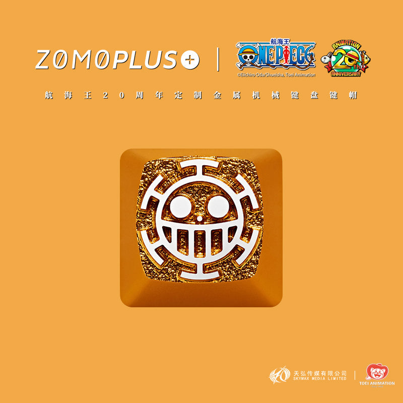 ZOMOPLUS X ONE PIECE Friends of Straw Hat Pirates Series Aluminum Artisan Keycap - IPOPULARSHOP