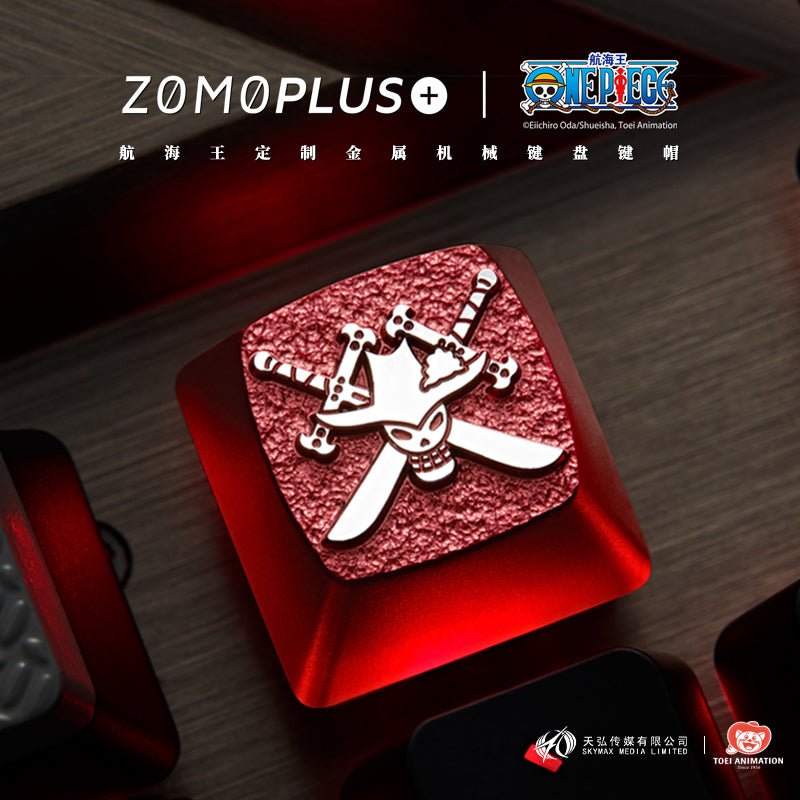 ZOMOPLUS X ONE PIECE Friends of Straw Hat Pirates Series Aluminum Artisan Keycap - IPOPULARSHOP