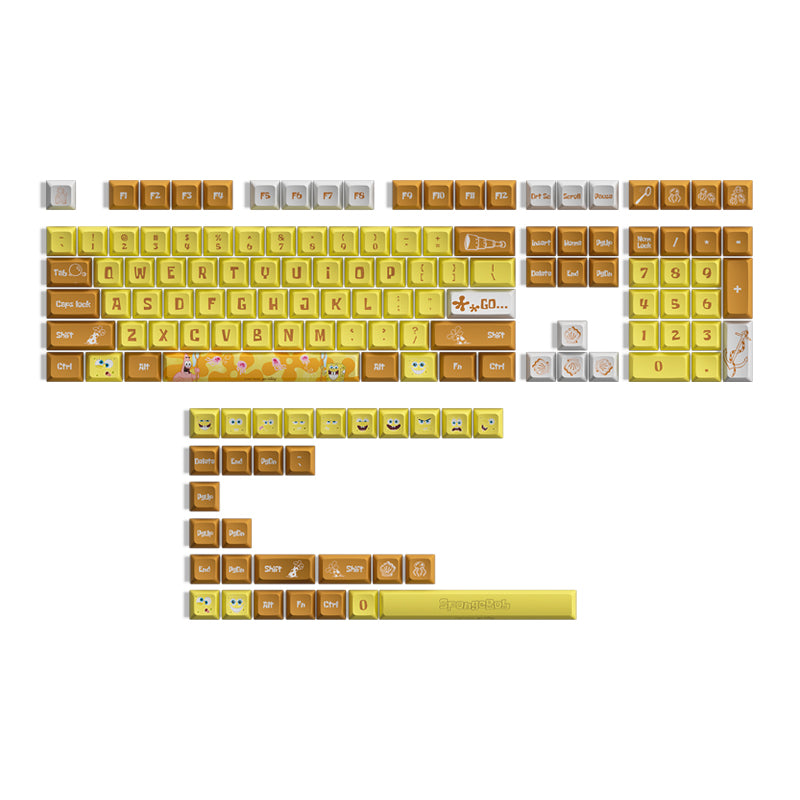 Akko Patrick/Saint Seiya/Black & Pink/Wave/Doraemon/SpongeBob/EVA-01 Themed Keycap - IPOPULARSHOP