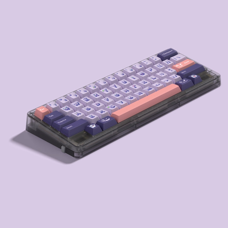 Soulcat Cute Ghost Cherry Profile Keycap Set