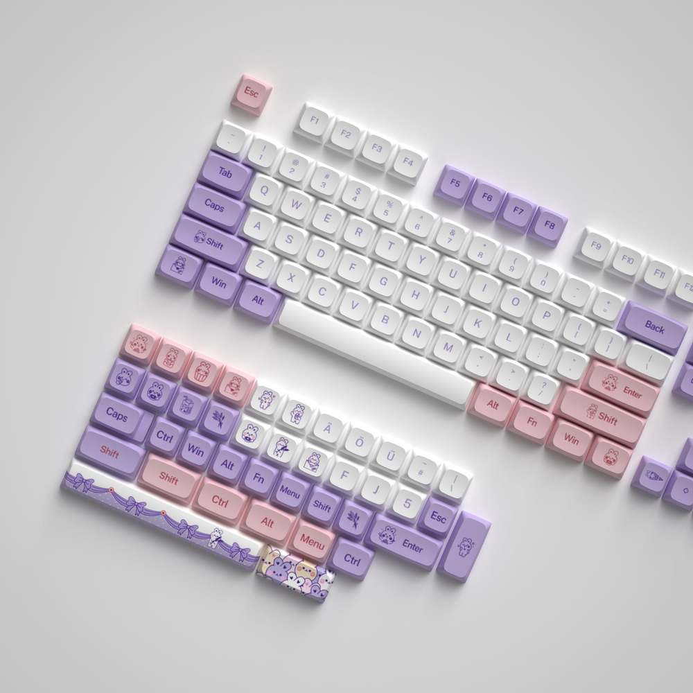 YUNZII Lavender Rabbits XDA Keycap - IPOPULARSHOP
