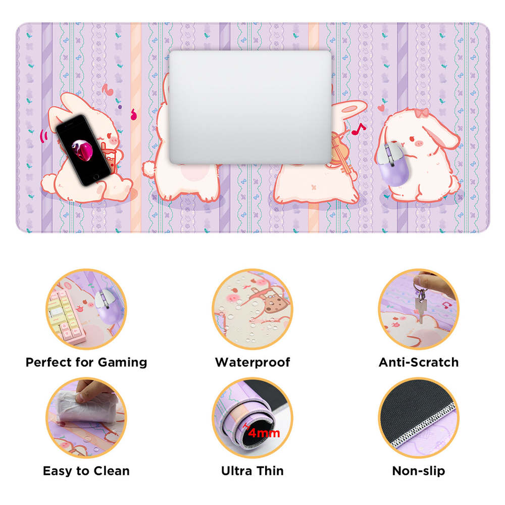 YUNZII Lavender Rabbits XDA Keycap - IPOPULARSHOP