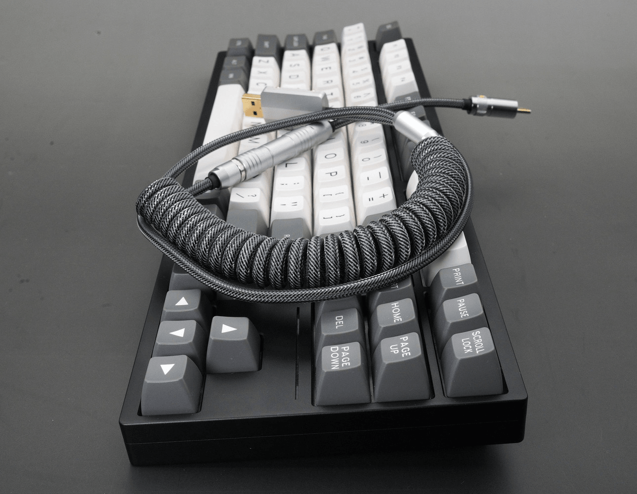 GeekCable Full Grey Customized DIY Manual Mechanical Keyboard Cable - IPOPULARSHOP