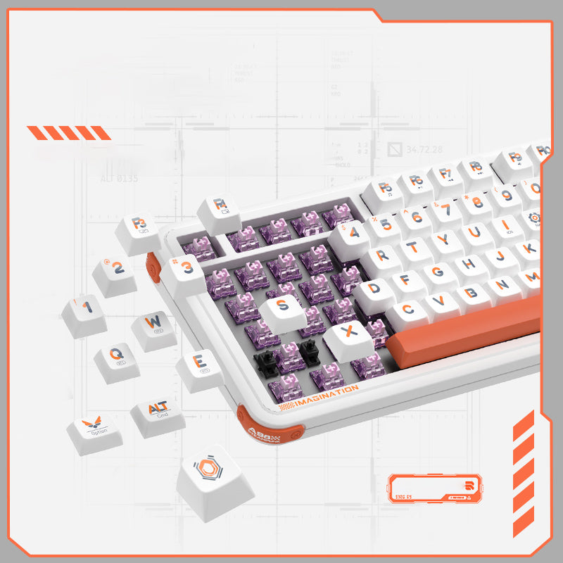 Pre-Order Royalaxe A98 Three Mode Mechanical Keyboard