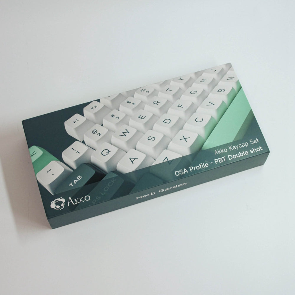 Akko Herb Garden Green OSA PBT Keycaps - IPOPULARSHOP