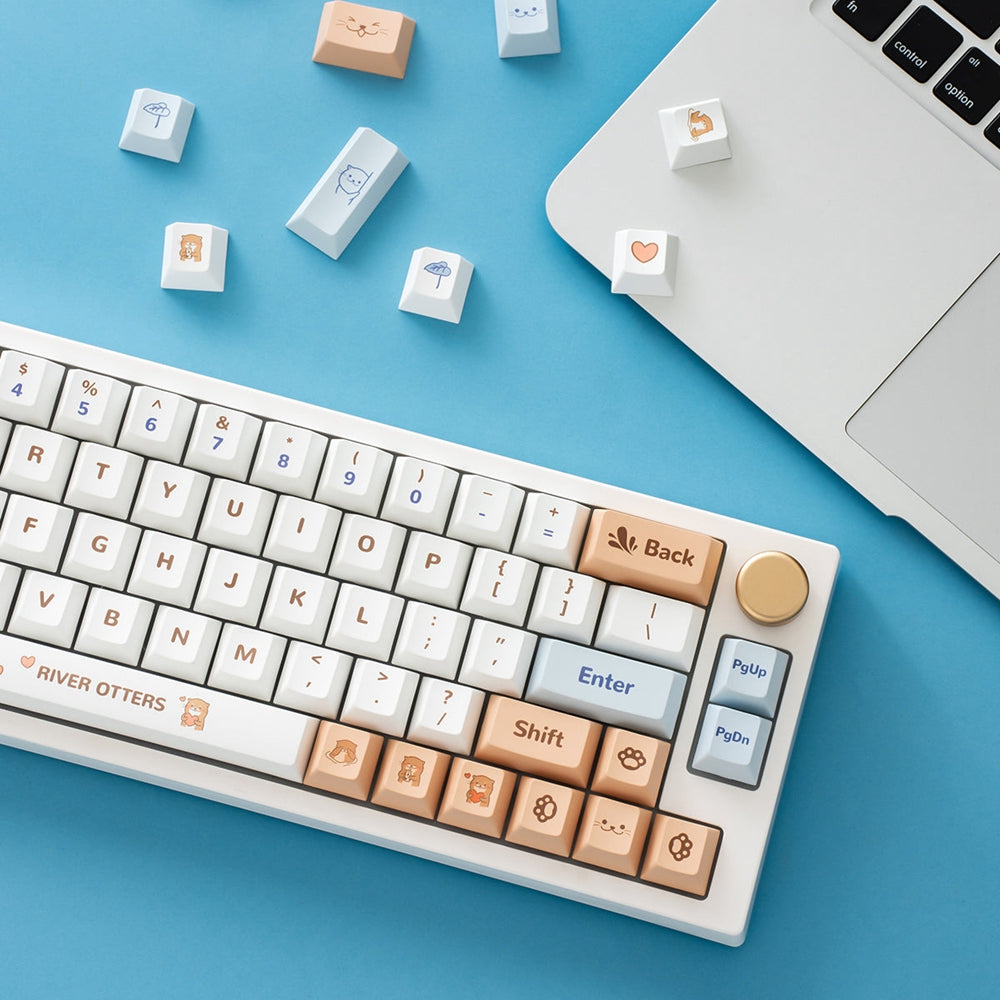 YUNZII Otter Cherry Profile Keycap Set - IPOPULARSHOP