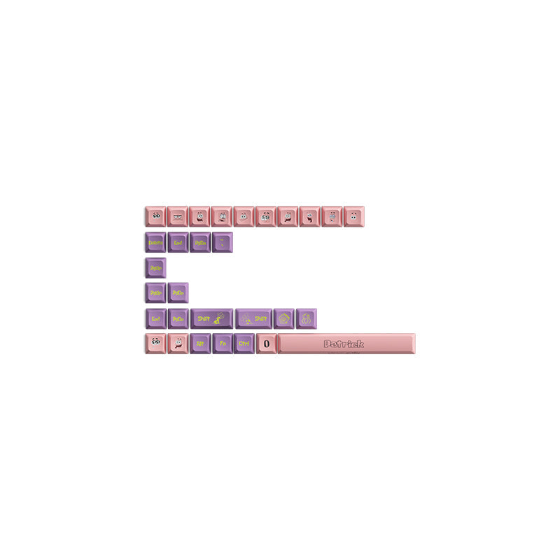 Akko Patrick/Saint Seiya/Black & Pink/Wave/Doraemon/SpongeBob/EVA-01 Themed Keycap - IPOPULARSHOP