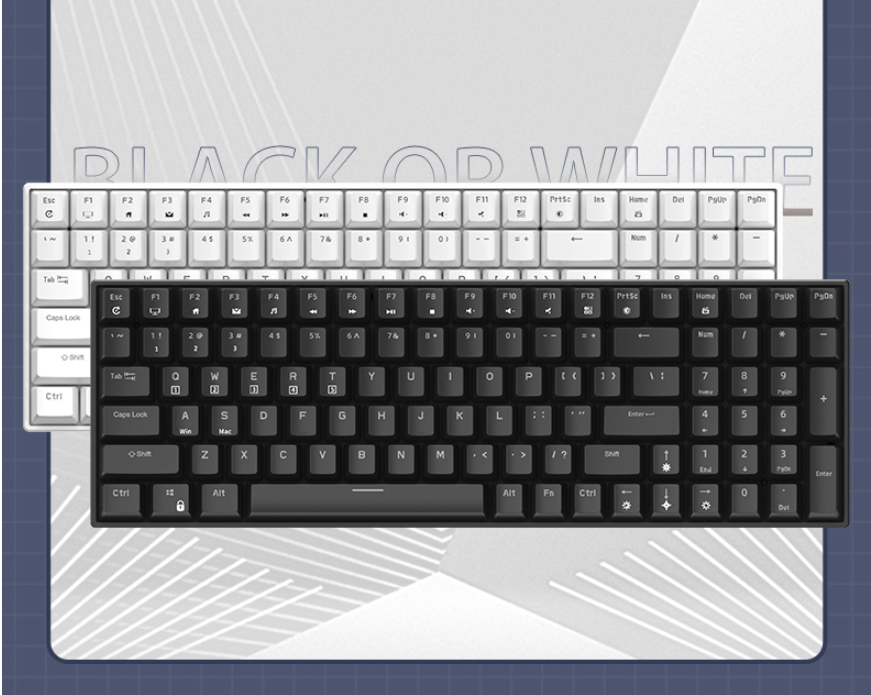 Royal Kludge RK860 RGB/White Light TTC Switch Mechanical Keyboard - IPOPULARSHOP