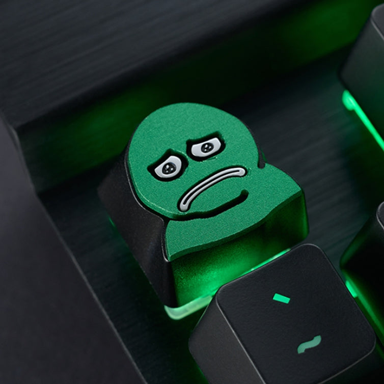 Zomoplus Sad Frog Aluminum Artisan Keycap - IPOPULARSHOP