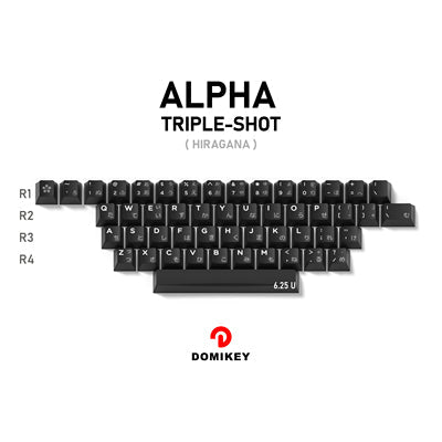 DOMIKEY WOB White on Black Cherry Profile Keycaps Set - IPOPULARSHOP