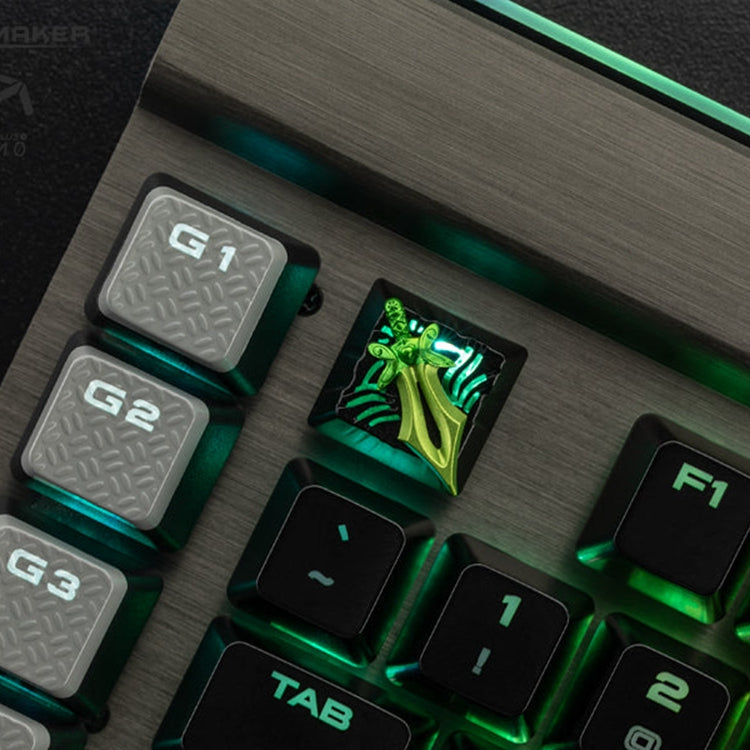 Zomoplus DOTA2 Butterfly Magnetic Aluminum Artisan Keycap - IPOPULARSHOP