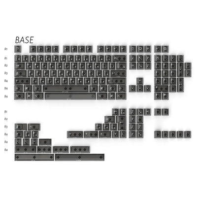 KBDfans Clear 2048 Cherry Keycaps Set - IPOPULARSHOP