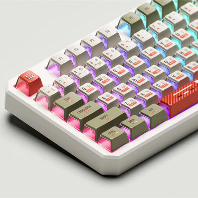 KeyTok Morse Code PBT OEM 121keys Keycaps - IPOPULARSHOP