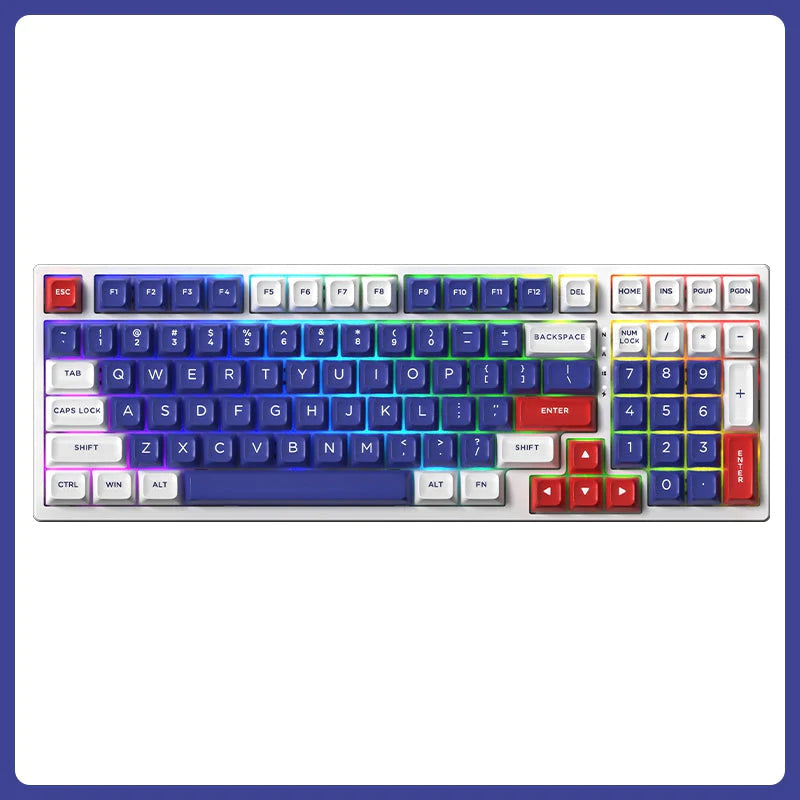 Presenting The All-New DAGK 6098: 98-Key Three-Mode Hot-Swappable Mechanical Keyboard - IPOPULARSHOP