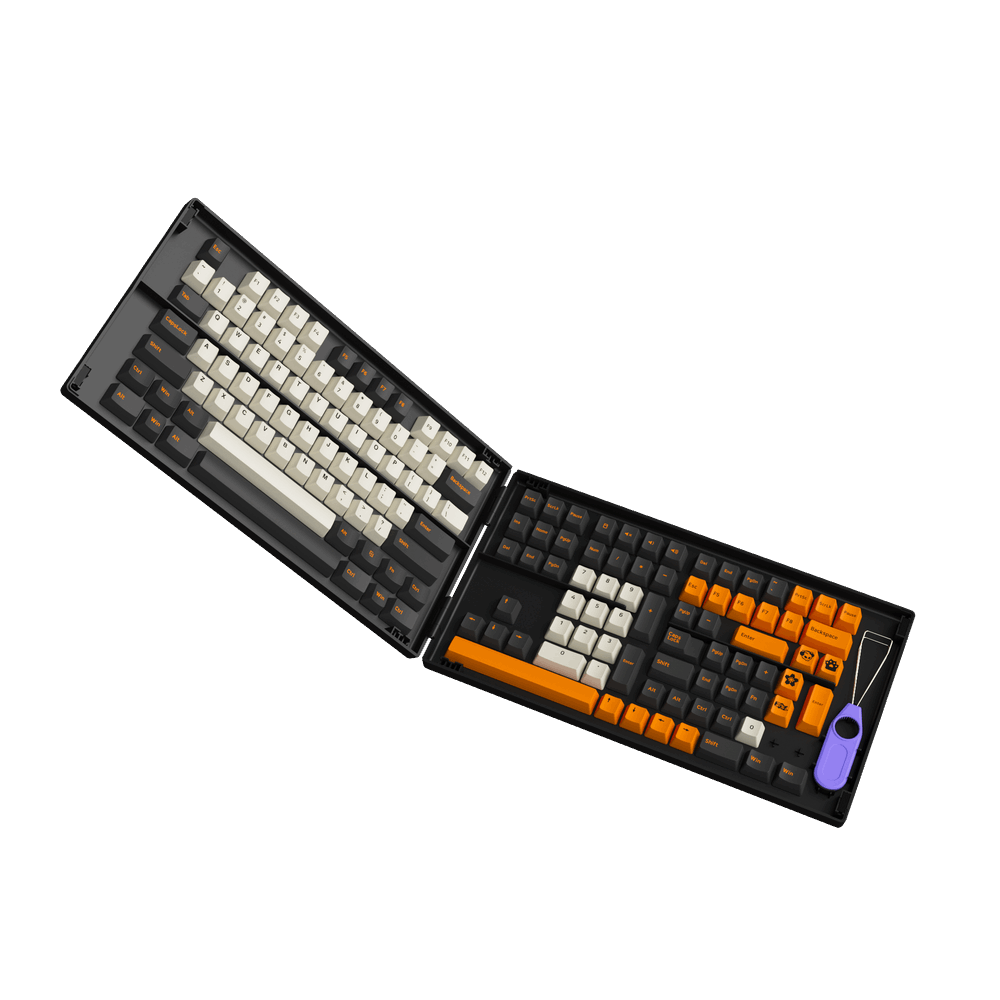 AKKO Carbon Retro ASA Profile/Cherry Profile Keycaps Set - IPOPULARSHOP