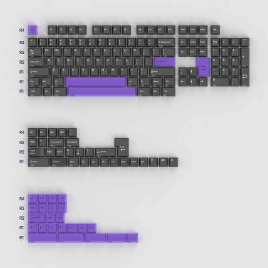 Fancy Lafite Cherry Profile Semi-transparent Keycaps