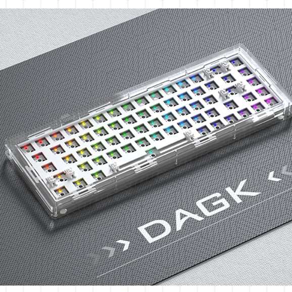 DAGK Acr68Pro Transparent Keyboard Kit - IPOPULARSHOP