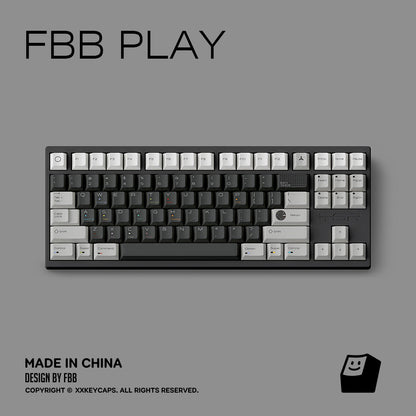 FBB Play Minimalist Style Cherry Profile PBT Keycaps Set