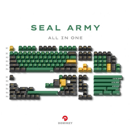 DOMIKEY Seal Army SA Profile Keycaps Set - IPOPULARSHOP