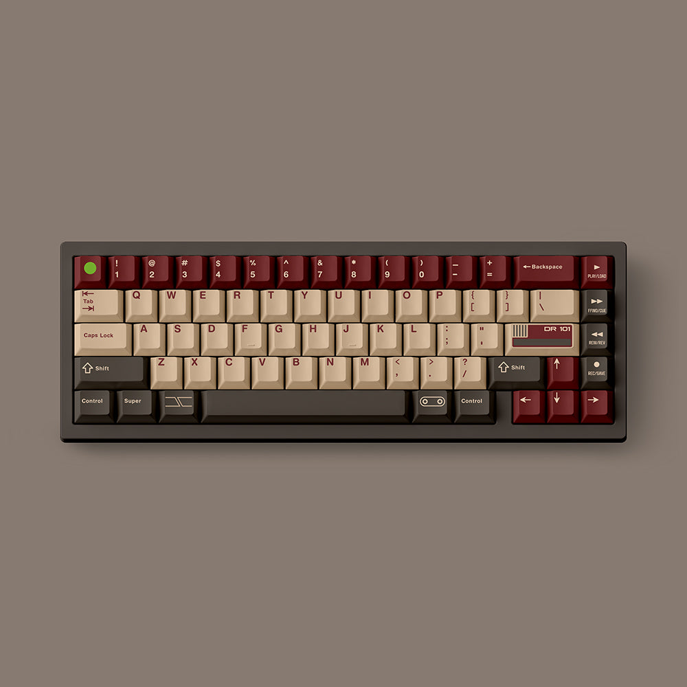 FBB DR101 Retro PBT Cherry Profile Keycaps Set