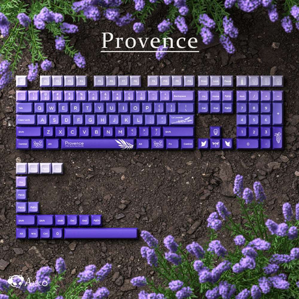 AKKO Provence Purple JDA Keycaps - IPOPULARSHOP