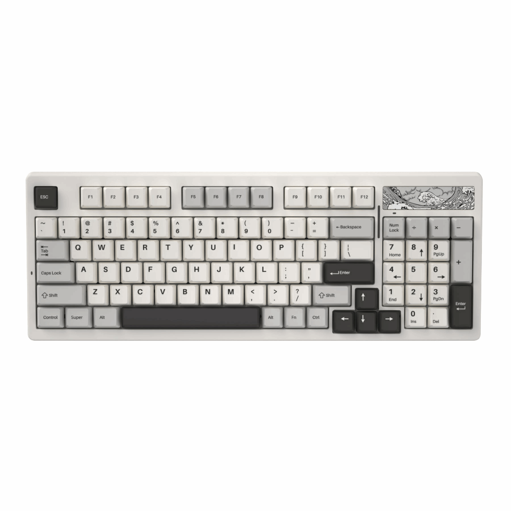 YUNZII Keynovo IF98 Pro Three Mode Mechanical Keyboard - IPOPULARSHOP