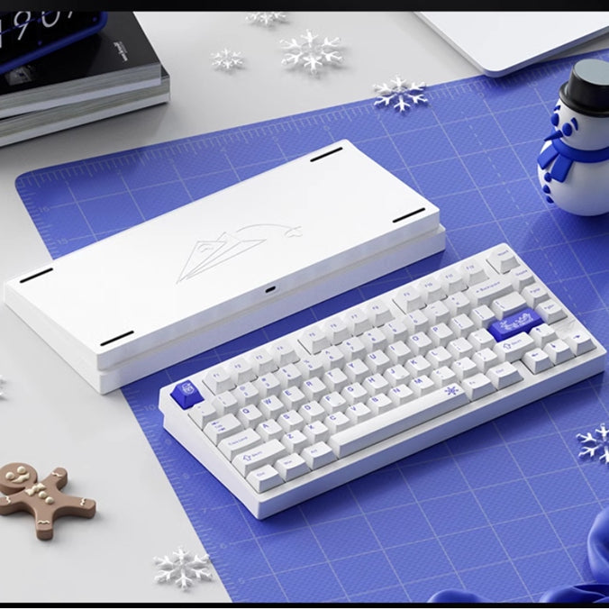 WEIKAV D75 Paper Plane Aluminum Alloy Mechanical Keyboard